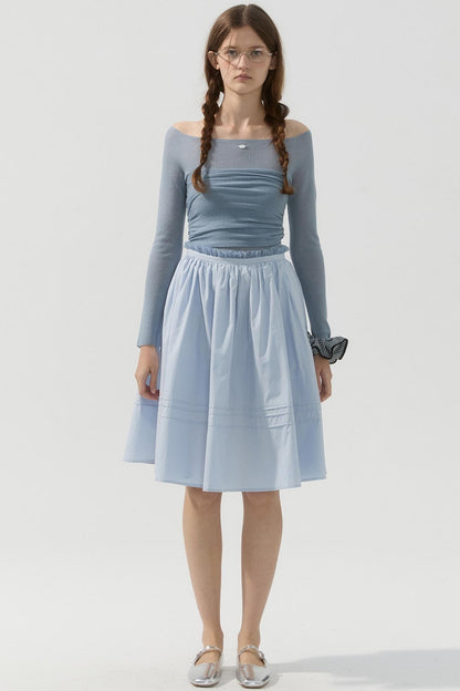 Oxygen Soft Knit Wrap Top