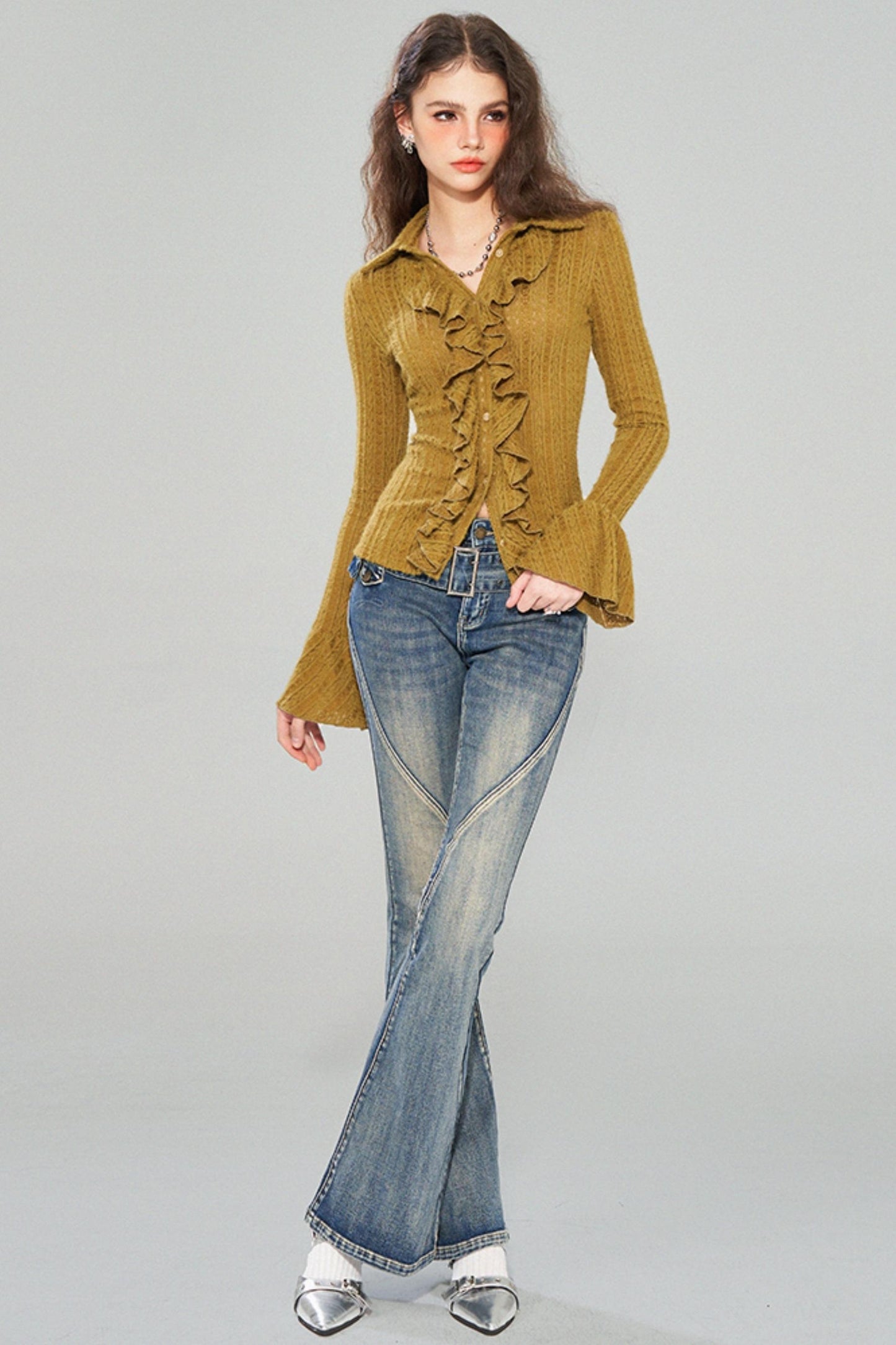 Elegant Ruffled Fairy Top