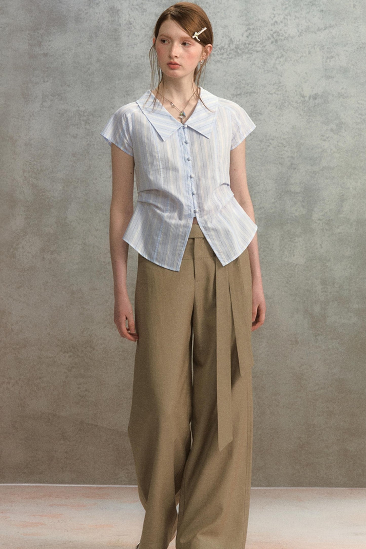 Chic Linen Wide-Leg Trousers