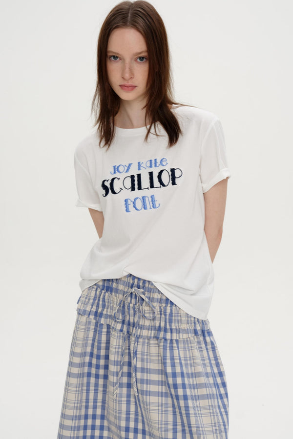 Retro Embroidered Tee