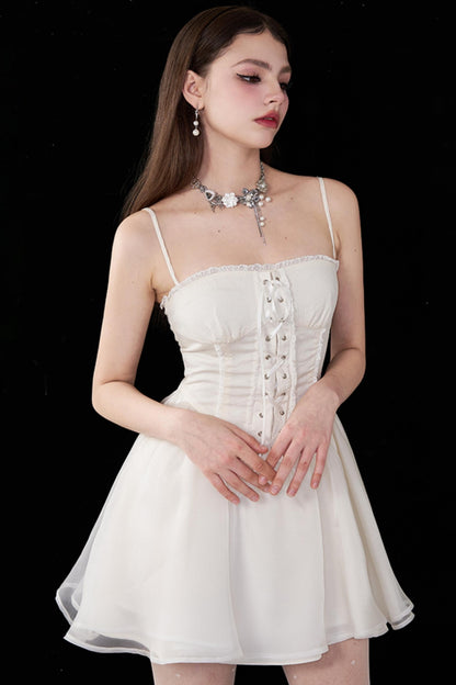 Jacquard Halter Dress