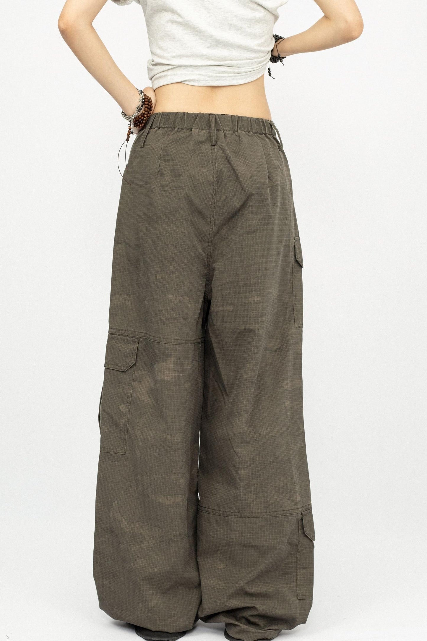 American Retro Camouflage Cargo Pants