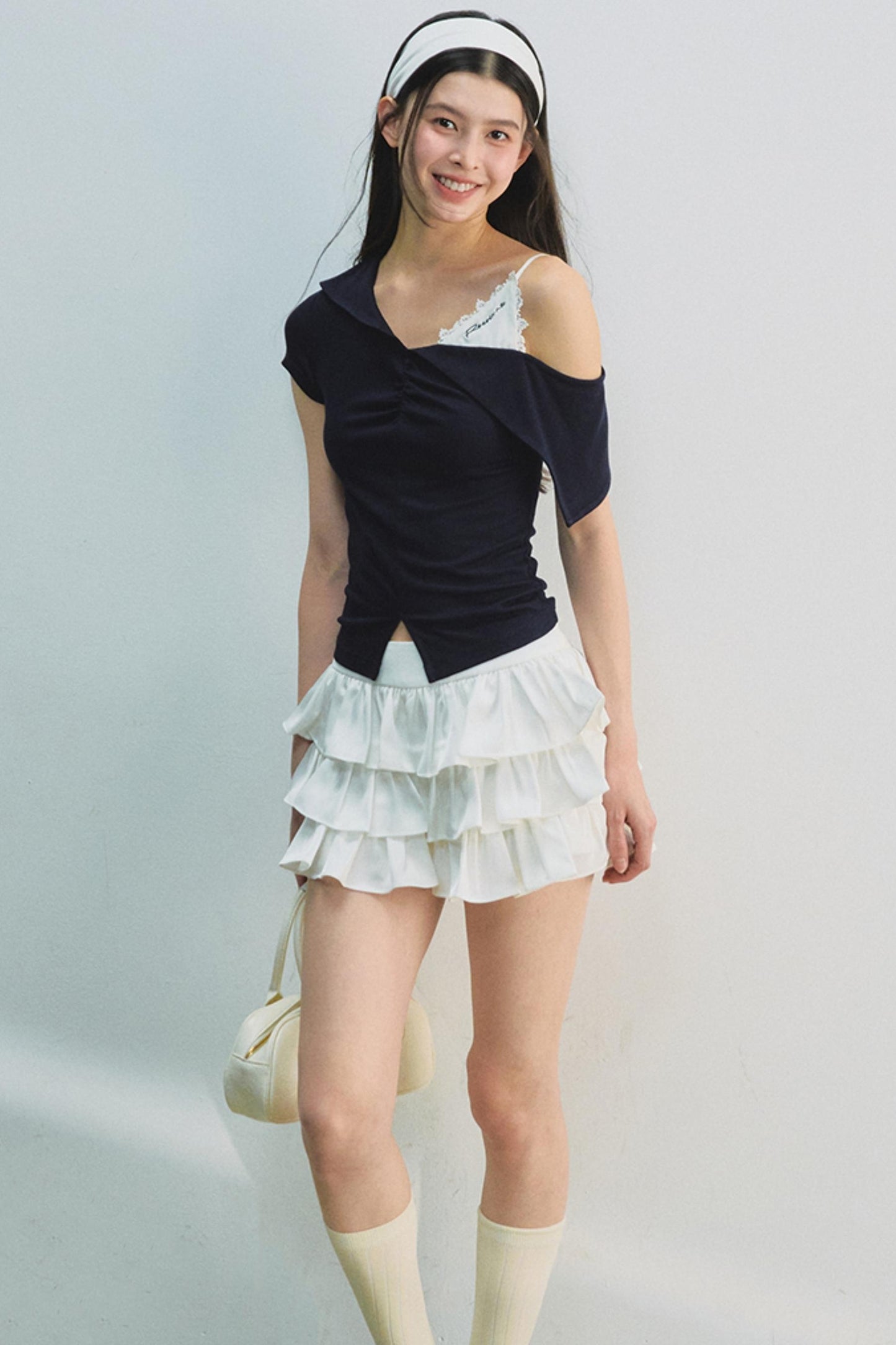 Off-Shoulder Knit Top