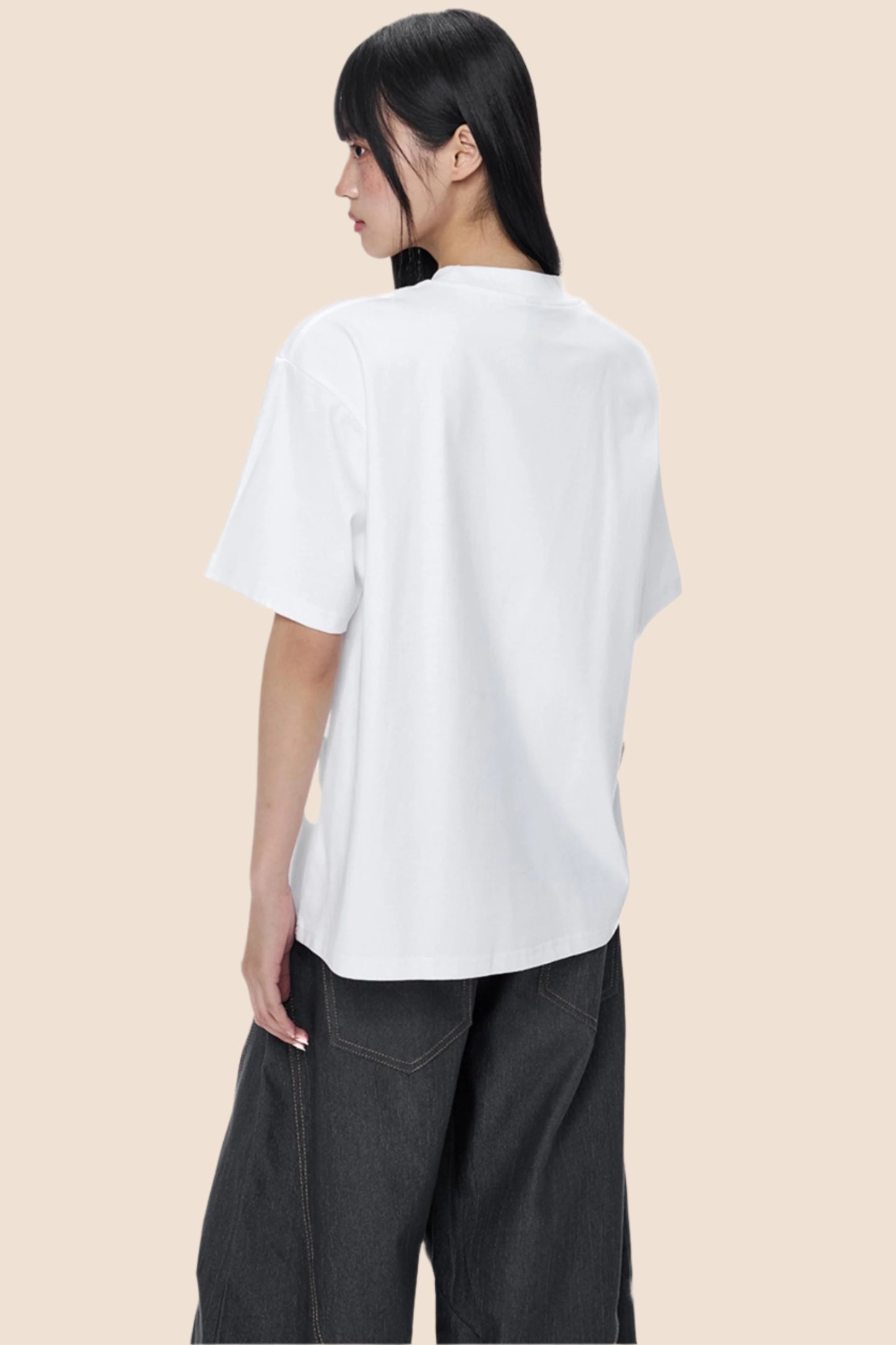 American Street White Short Sleeve Top