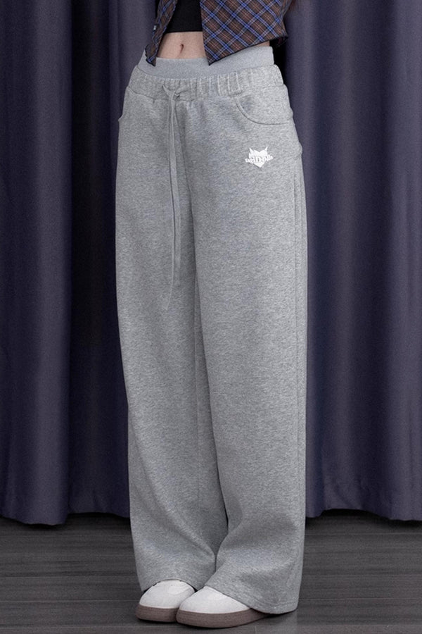 Retro Bow-Detail Sweatpants