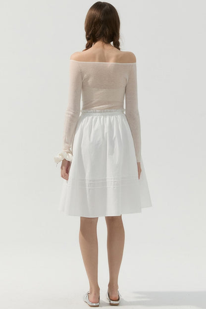 Oxygen Soft Knit Wrap Top