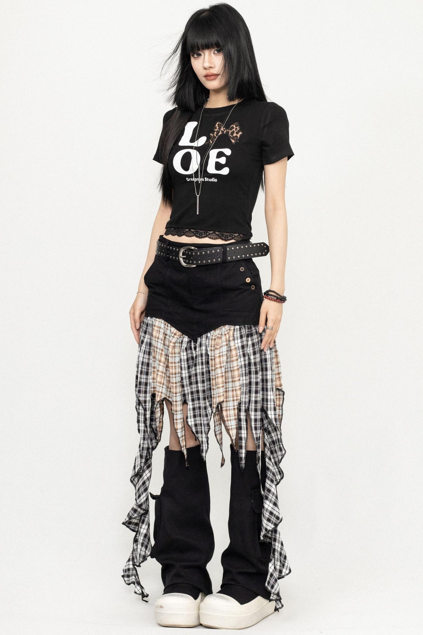 American Retro Lace Detail Tee