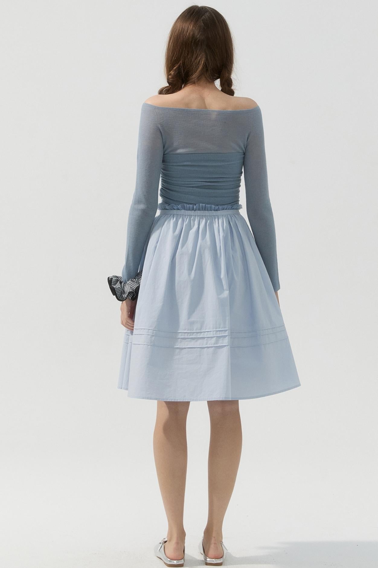 Oxygen Soft Knit Wrap Top