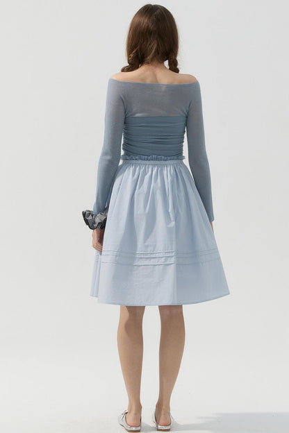 Oxygen Soft Knit Wrap Top