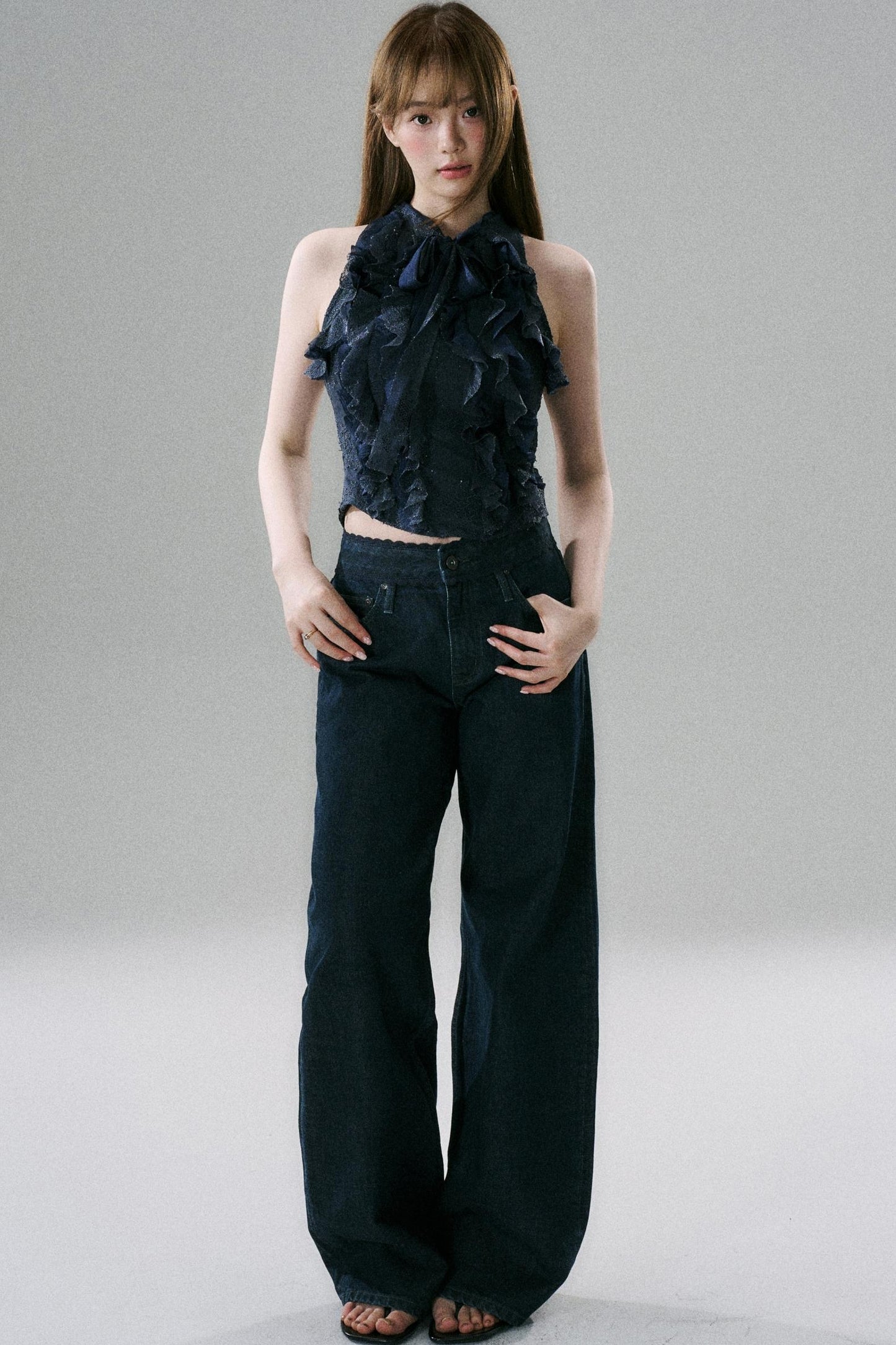 Low-Rise Straight Red Selvage Jeans