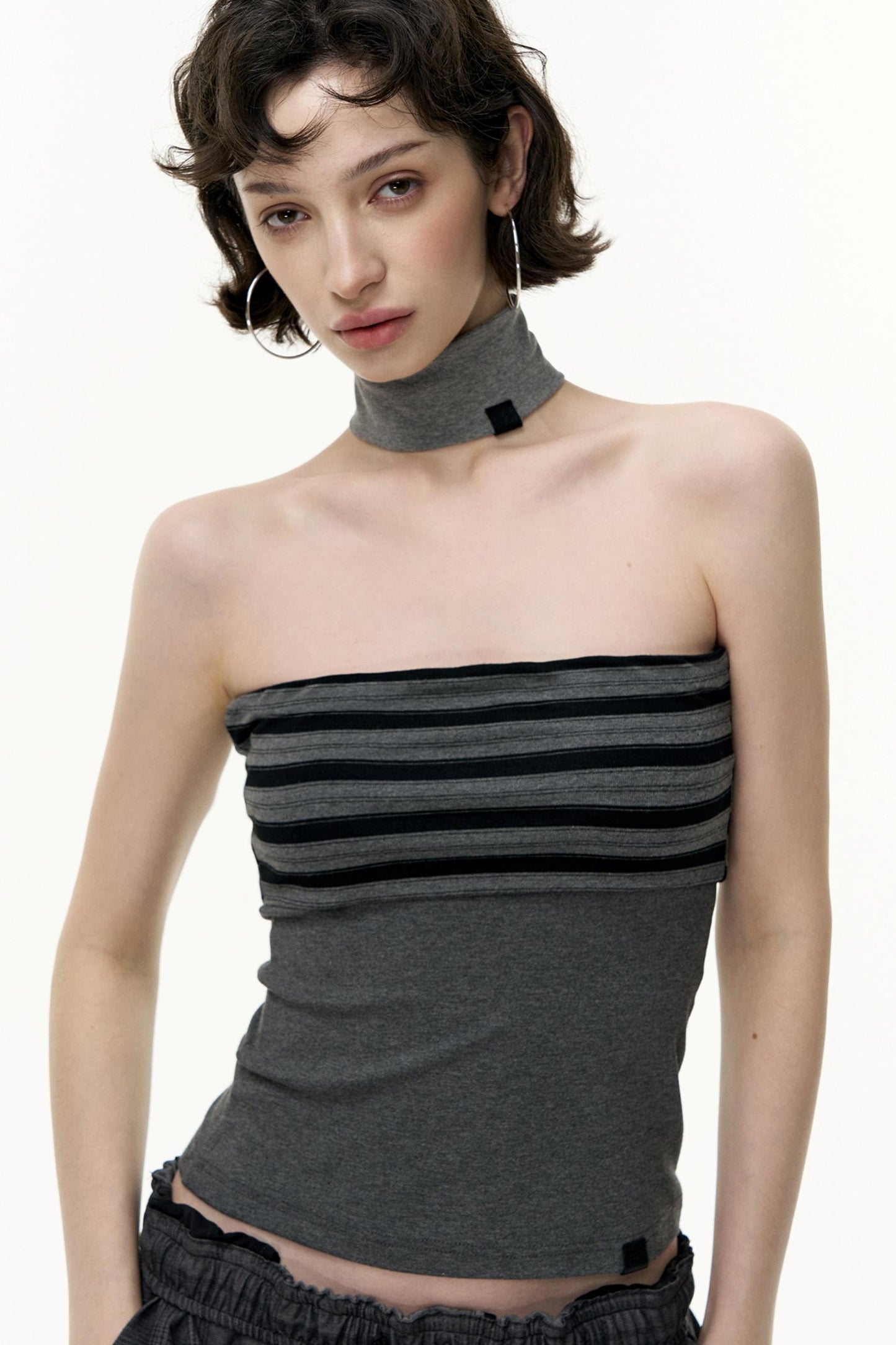 Striped Bandeau Skirt Set-Up