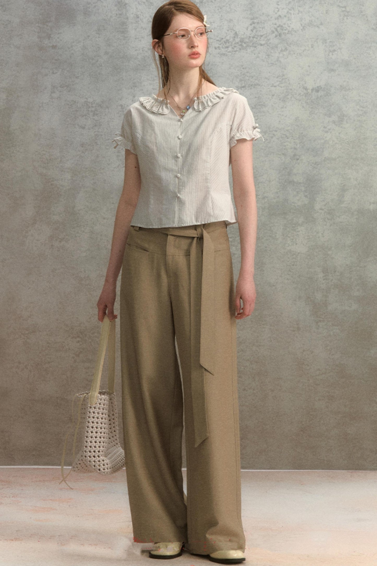 Chic Linen Wide-Leg Trousers