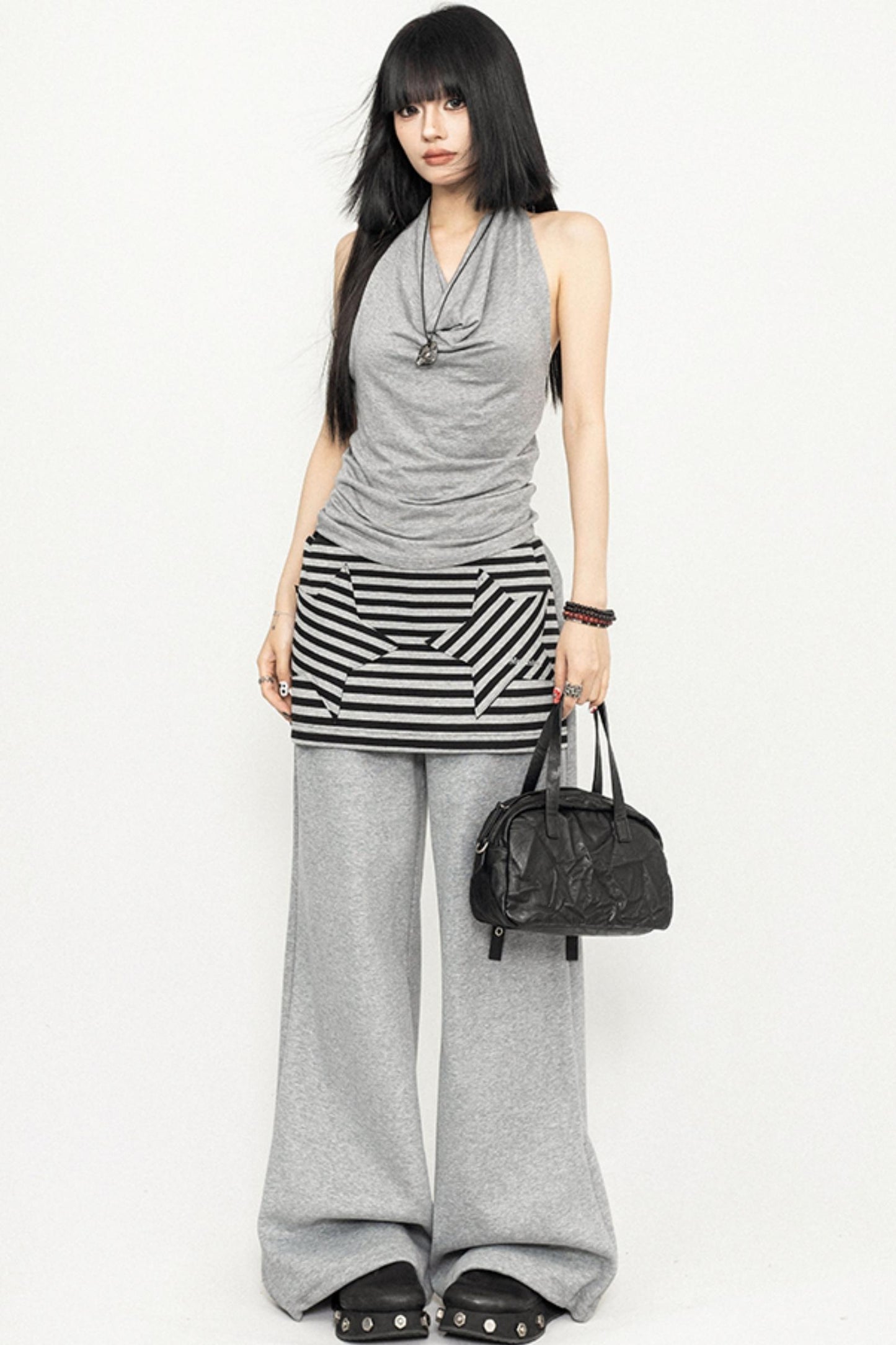 Black Halter Summer Top