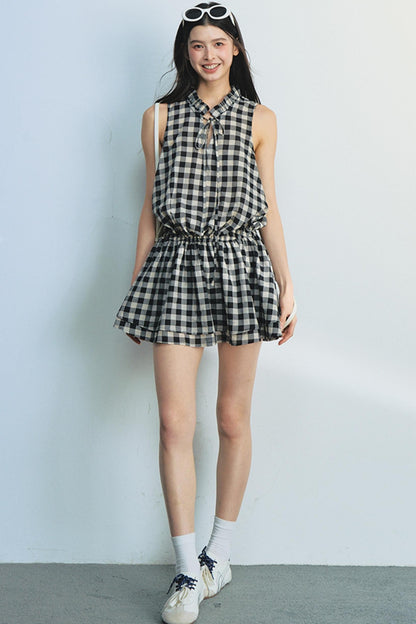 Plaid Mullet Dress