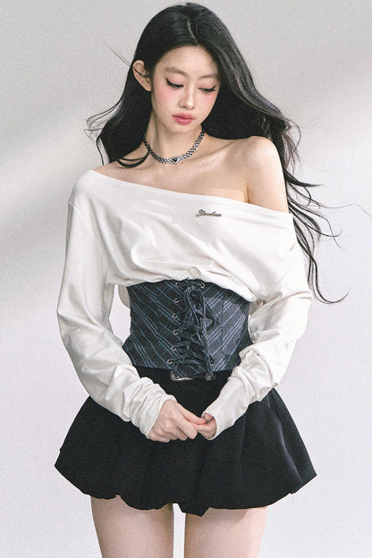 American Ivy Shoulder Top