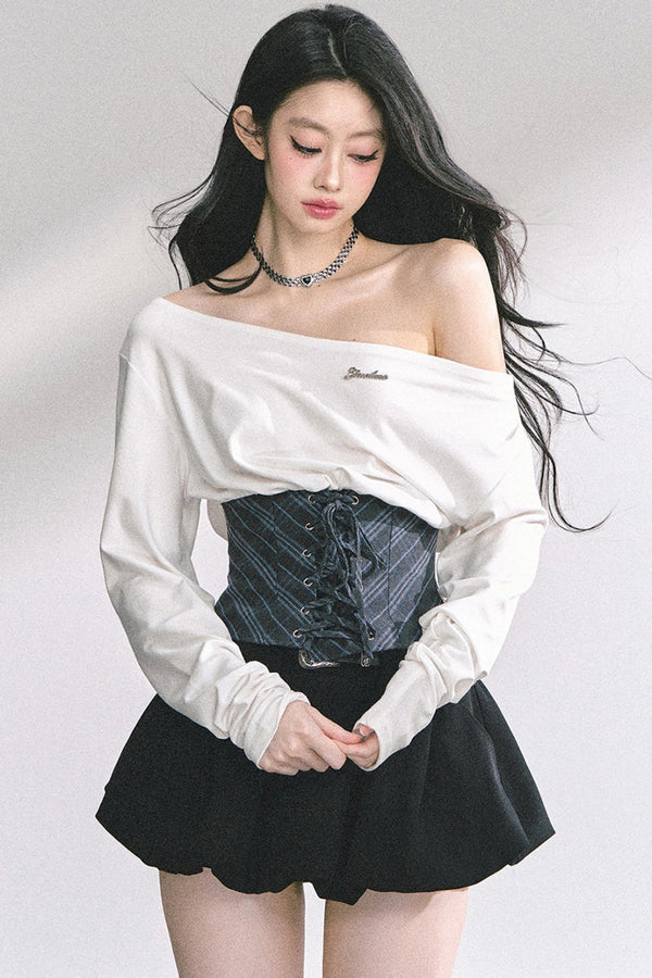 American Ivy Shoulder Top