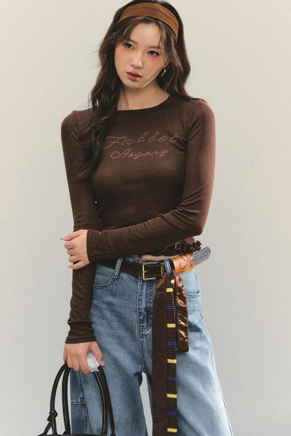 Slim Stitched Bolero Top