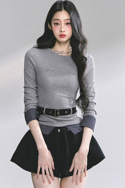 Luxury Plaid T-Shirt