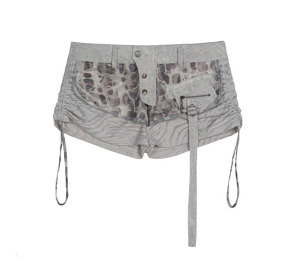 Mesh Contrast Patchwork Shorts