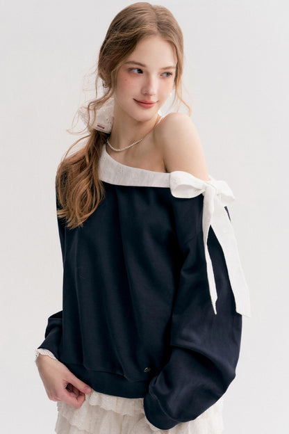 Balletcore Lace Sweatshirt