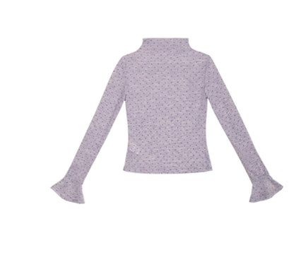 Twilight Gray Polka Dot Bib Dress Set