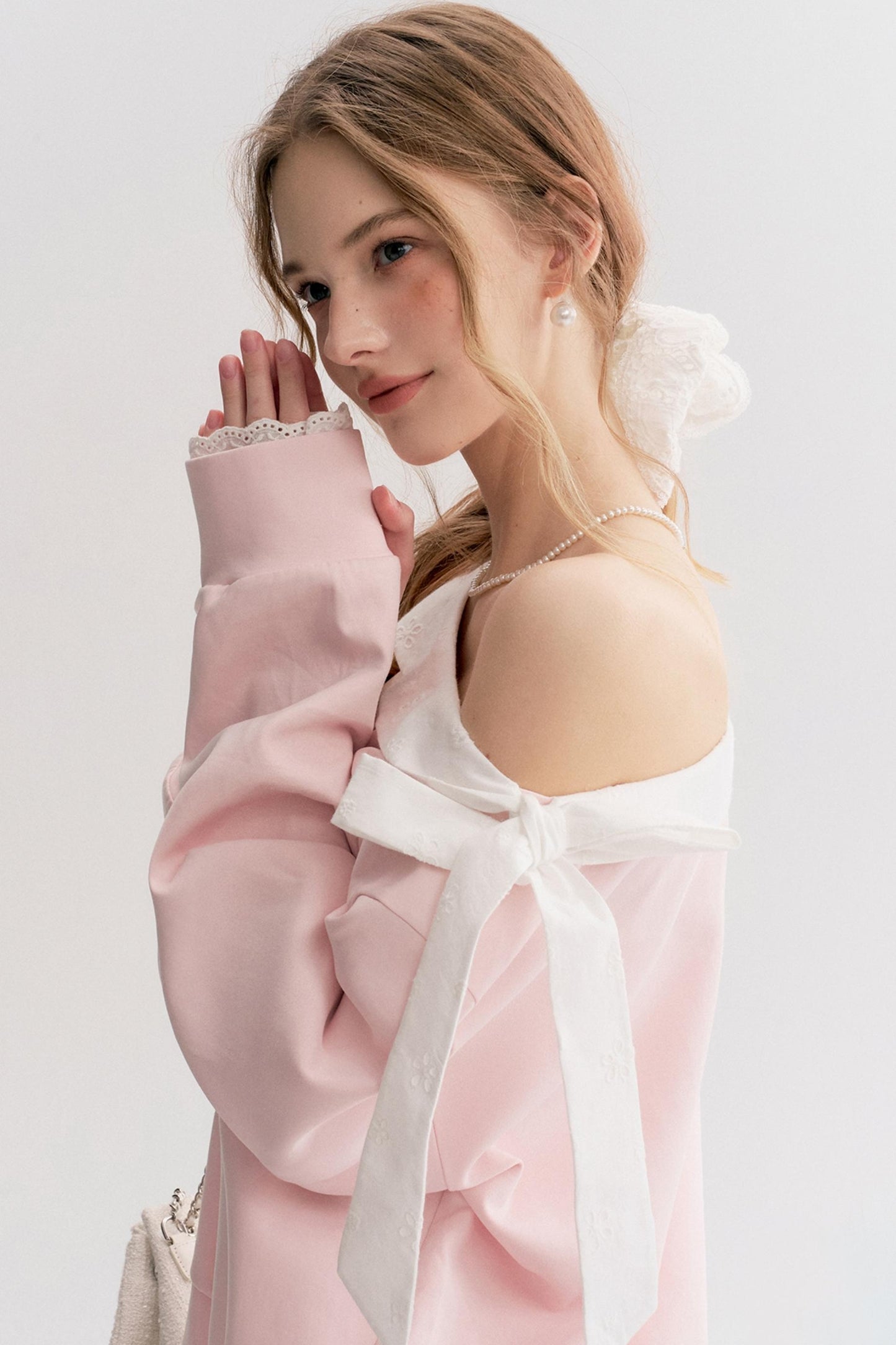 Balletcore Lace Sweatshirt