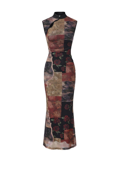 Vintage Chinese Cheongsam Dress