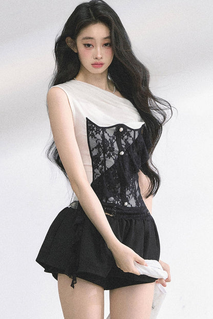 Summer Lace Slimming Top