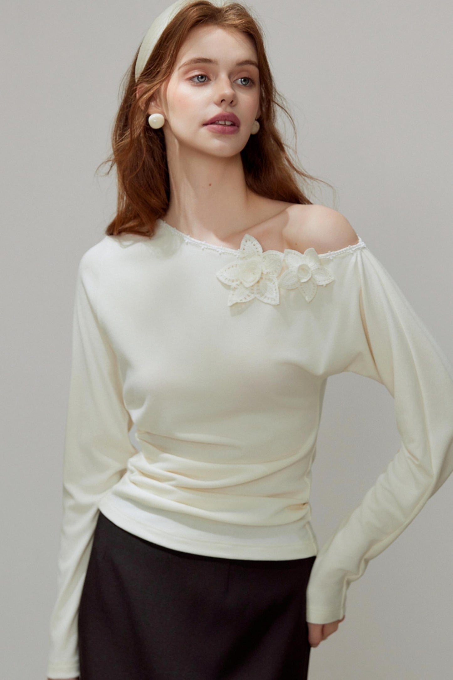 New Knitted Floral Sweater