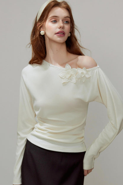 New Knitted Floral Sweater