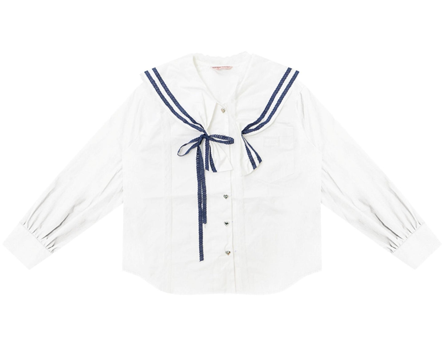 Design Sense Collar Belt Shirt