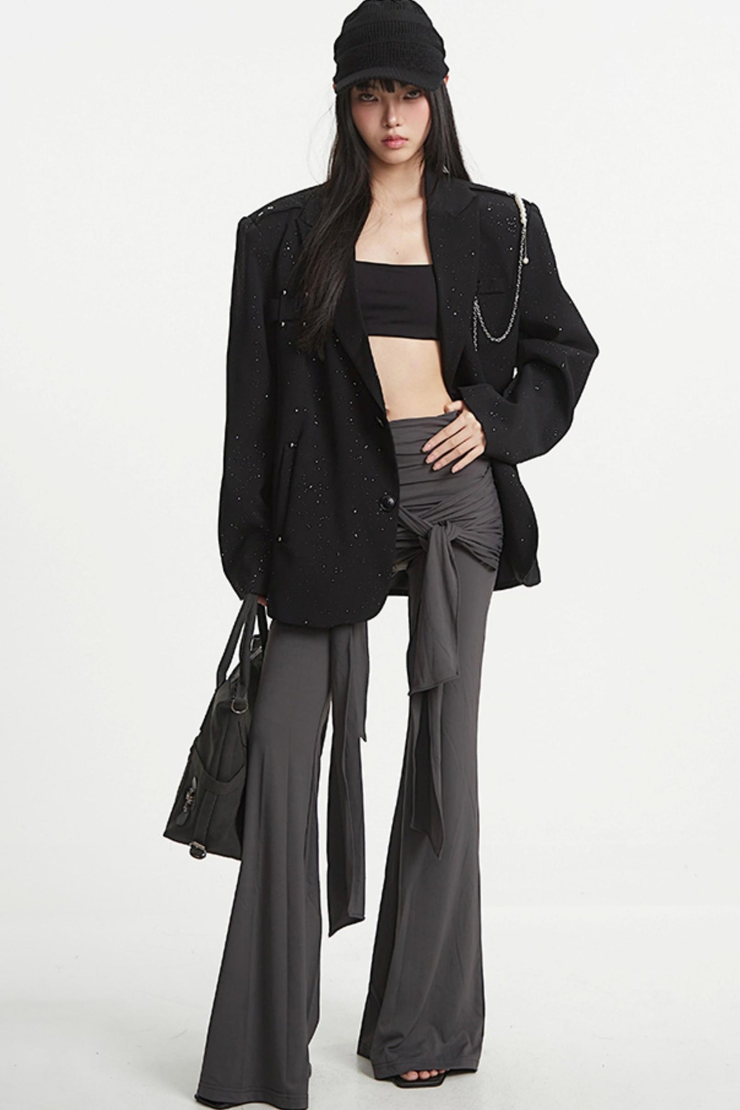 Strappy Flared Pants