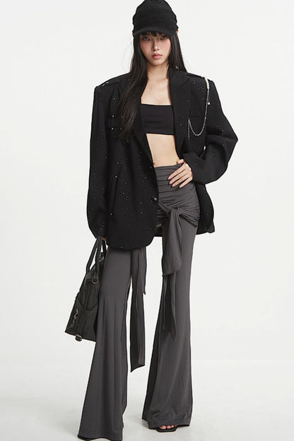 Strappy Flared Pants