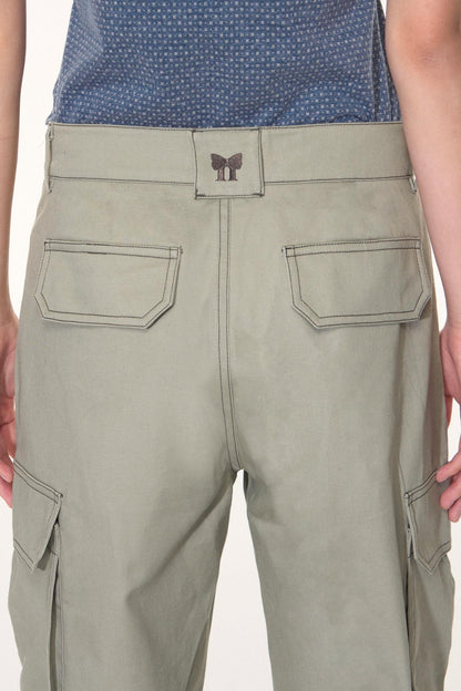 Vintage Pleated Cargo Pants