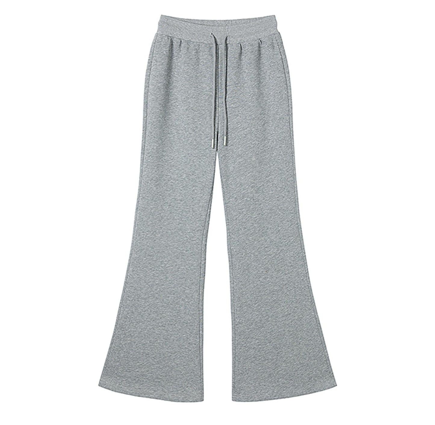 High-Waisted Loose Flared Slacks Set-Up