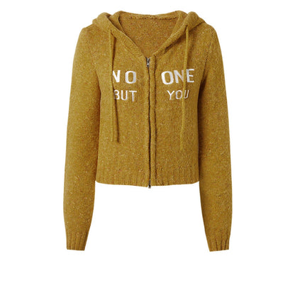 Vintage Knit Hooded Sweater