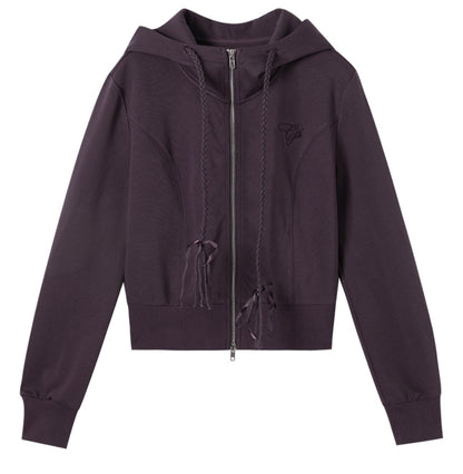 Elegant Hooded Cardigan