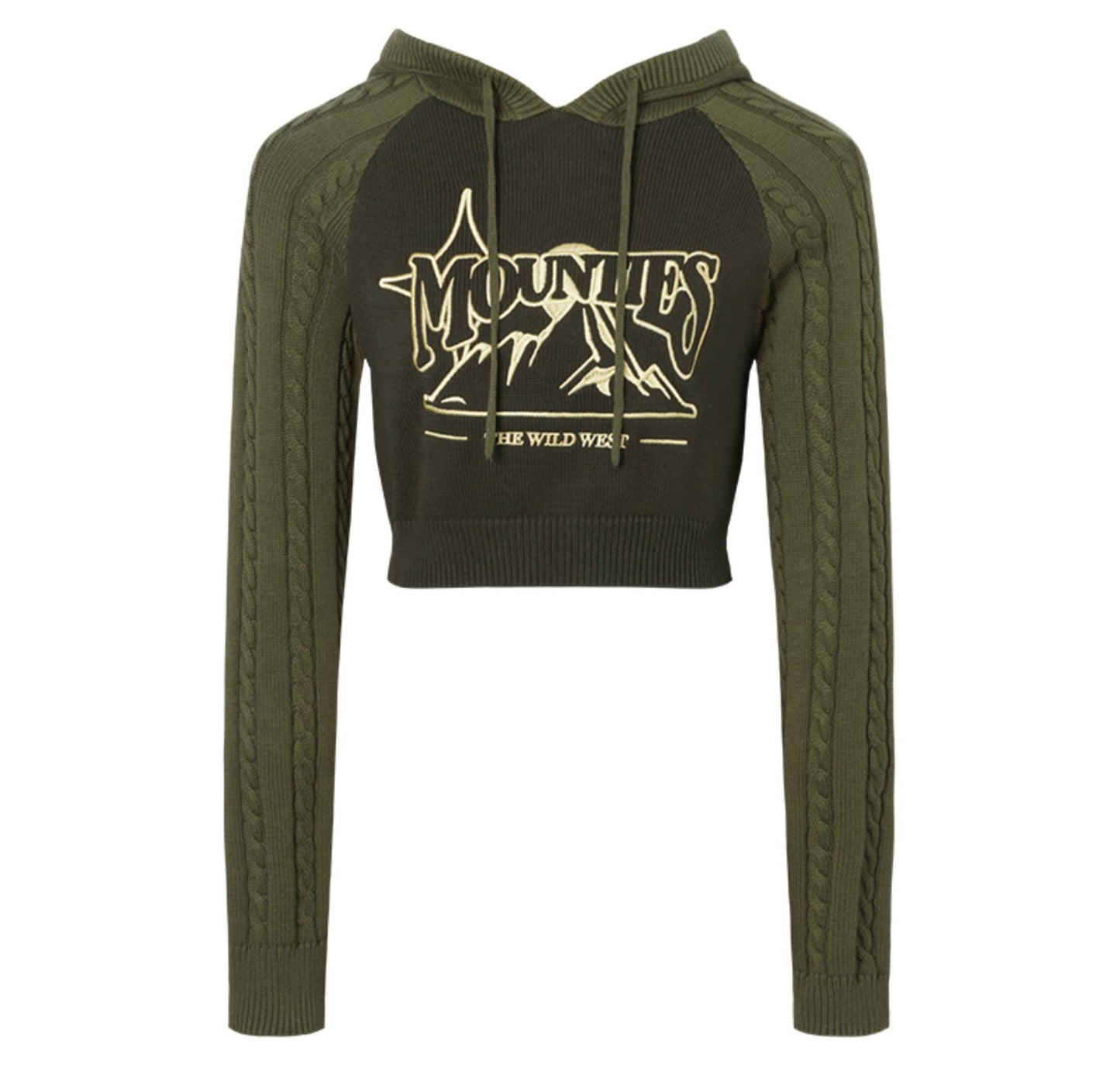 Contrasting Cropped Sweater