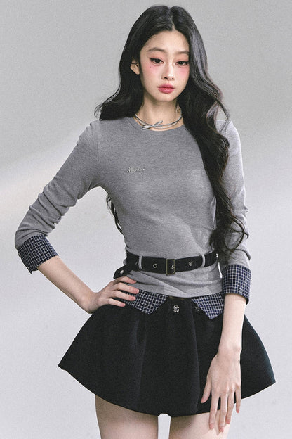 Luxury Plaid T-Shirt