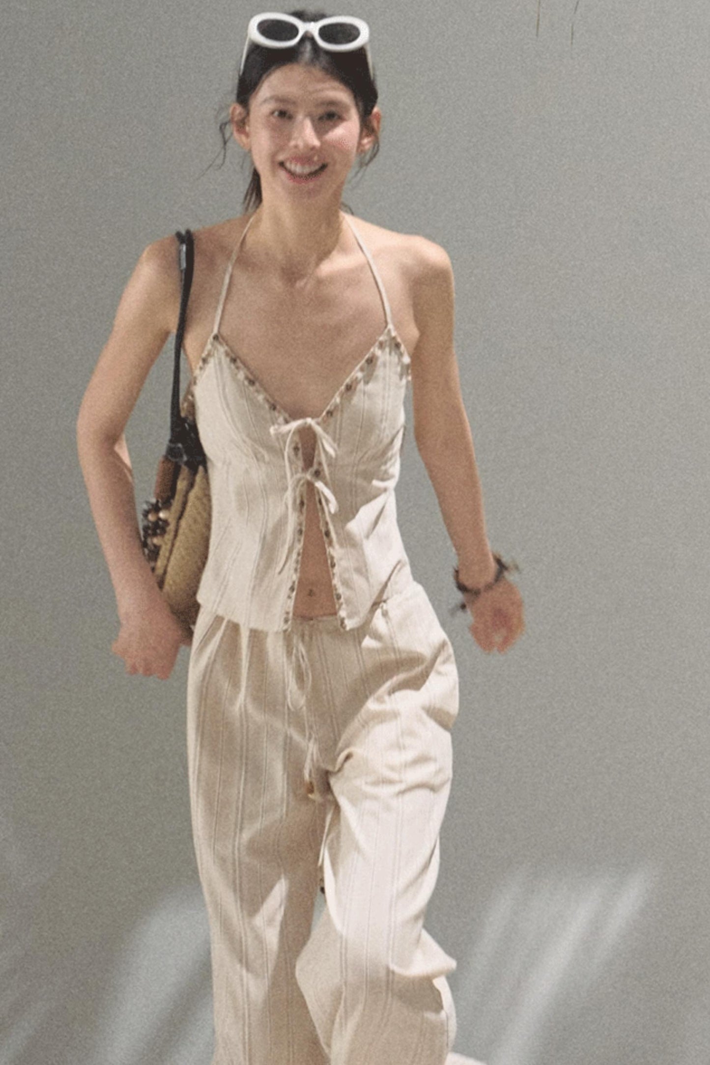 Amber Striped Pants Set-Up