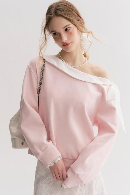 Balletcore Lace Sweatshirt