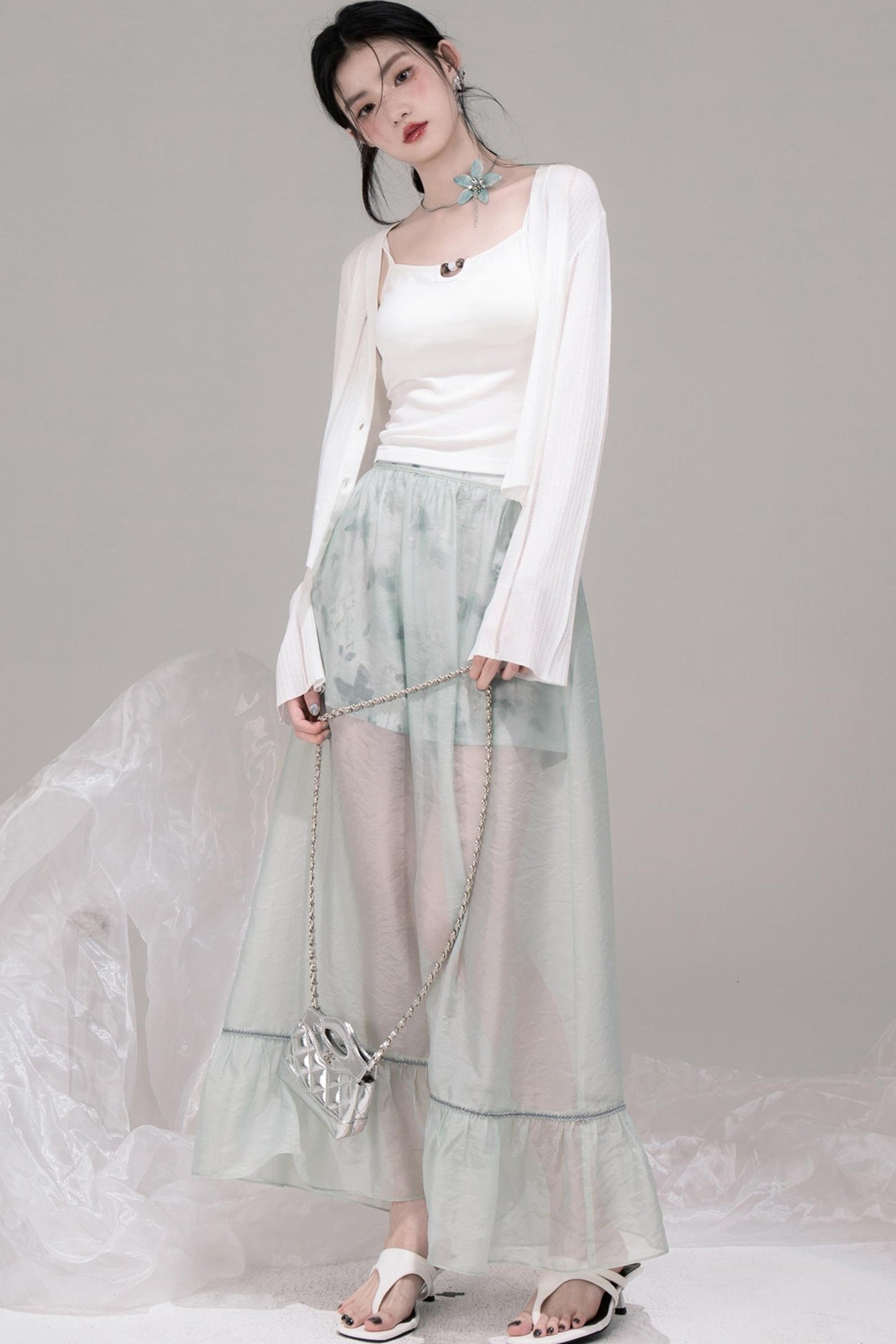 Ethereal Layered Ensemble Dress Set
