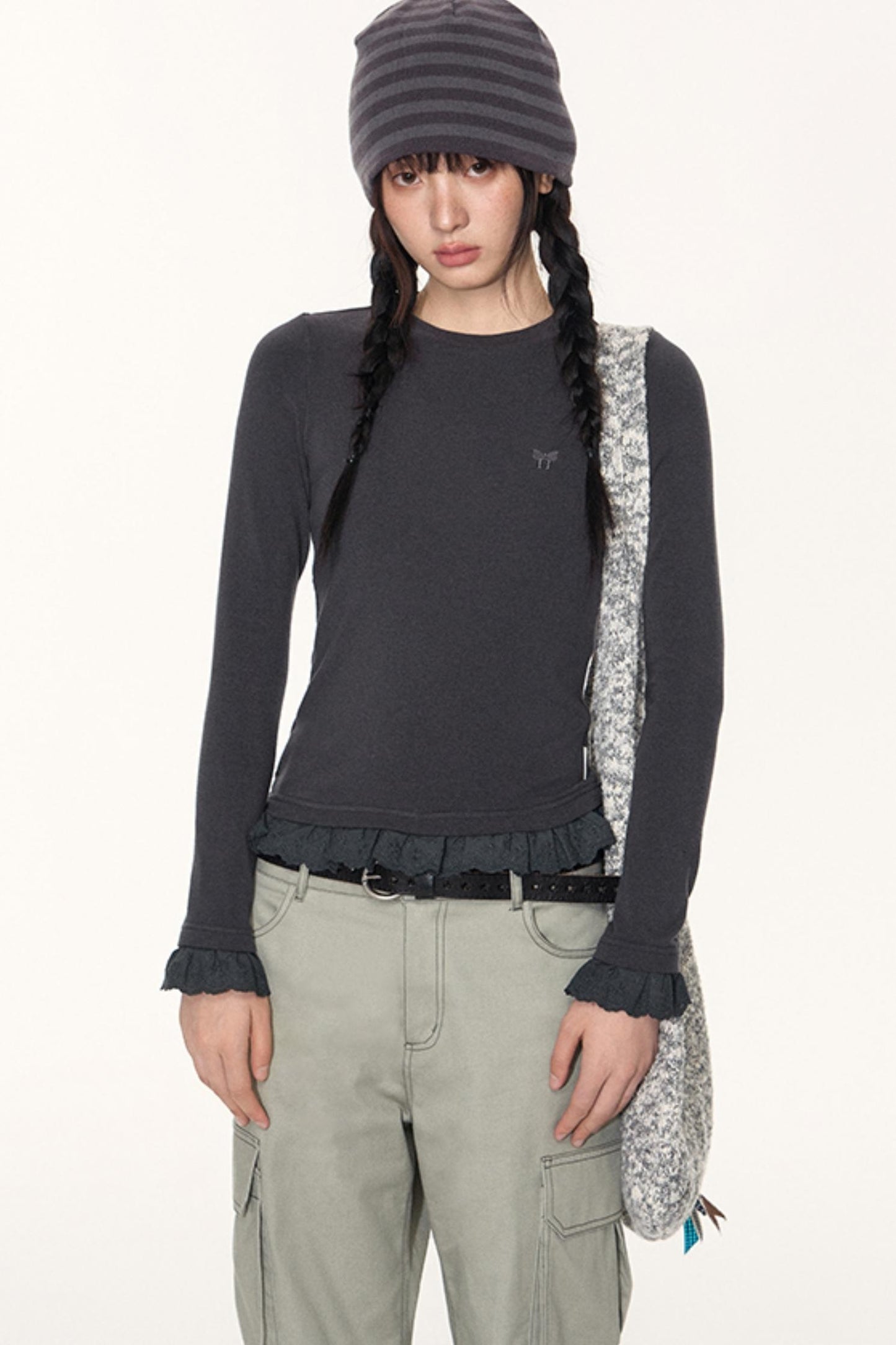 Vintage Pleated Cargo Pants