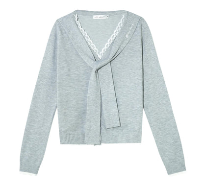 Luxe Patchwork Knit Sweater