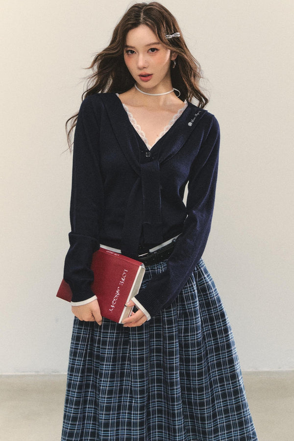 Luxe Patchwork Knit Sweater