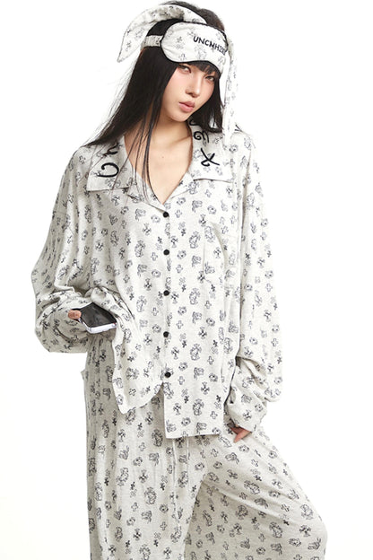 Long Sleeve Pajamas Set-Up