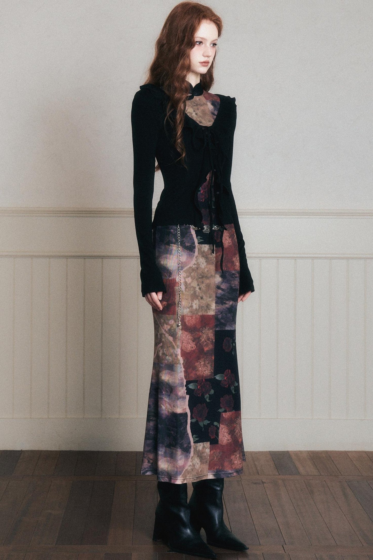 Vintage Chinese Cheongsam Dress