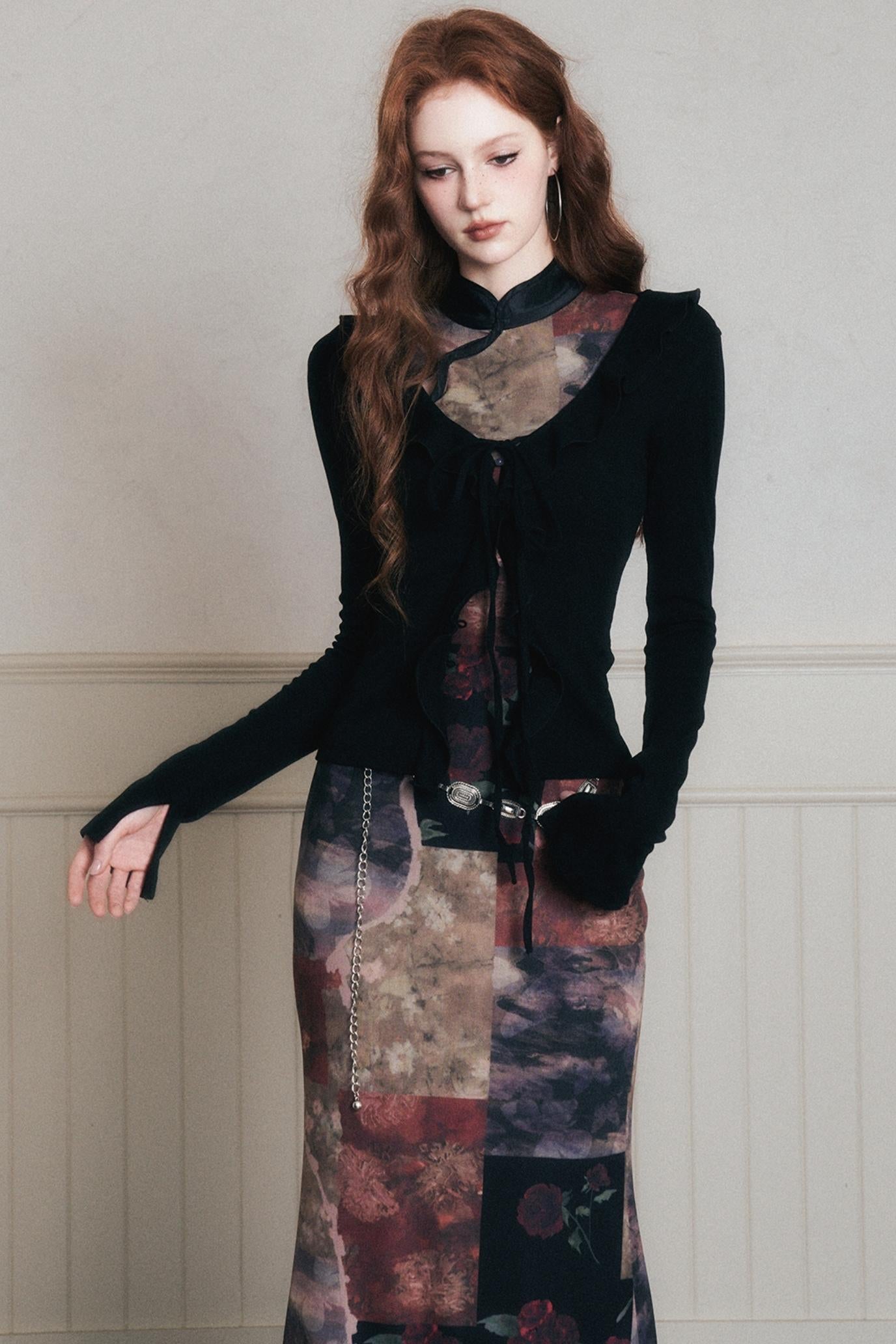 Vintage Chinese Cheongsam Dress