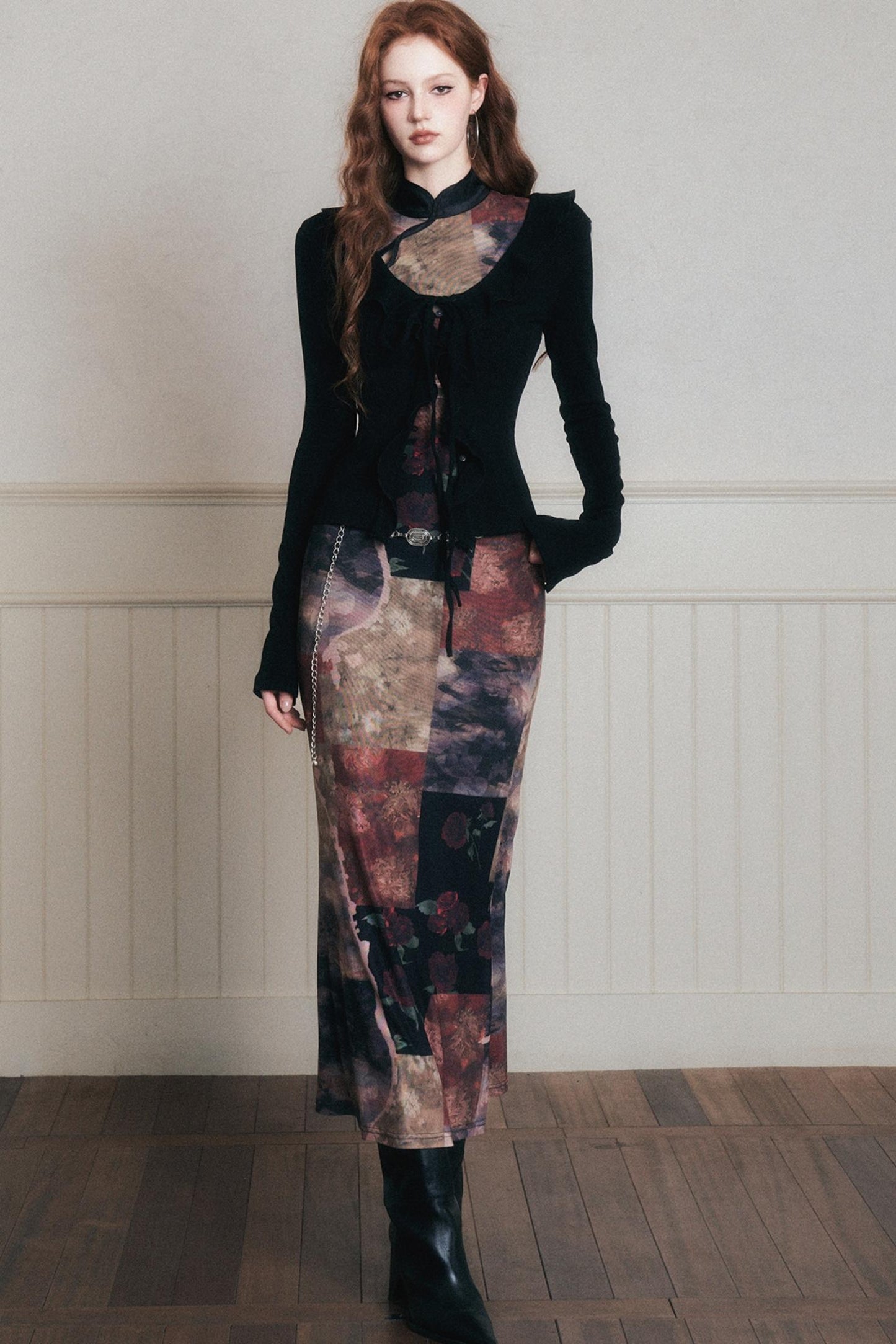 Vintage Chinese Cheongsam Dress