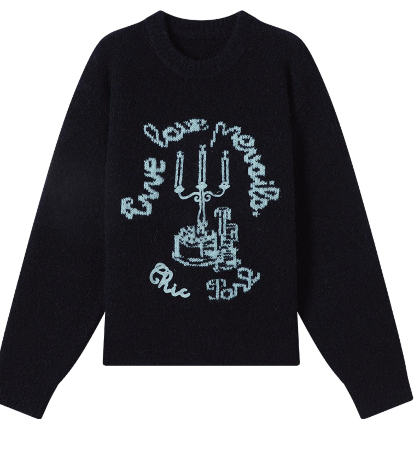 Winter Jacquard Crew Sweater